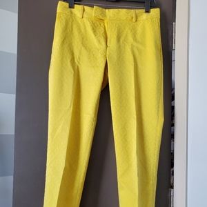 Banana Republic Yellow Slacks